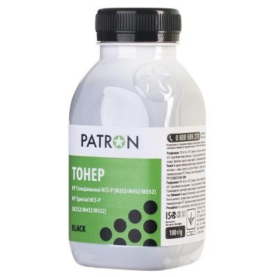 Тонер HP CP1025/CP1215/M252/M452/M552/5500 BLACK 100 г PATRON (PN-HCS-P-B-100)