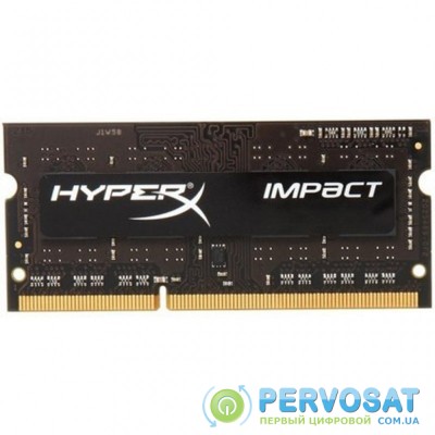 Модуль памяти для ноутбука SoDIMM DDR3L 4GB 1600 MHz HyperX Impact HyperX (Kingston Fury) (HX316LS9IB/4)