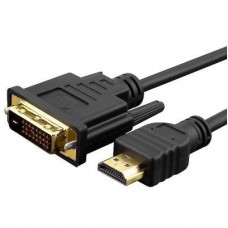 Кабель мультимедійний HDMI to DVI 24+1pin M, 1.8m PATRON (CAB-PN-DVI-HDMI-18F) Кабель мультимедійний HDMI to DVI 24+1pin M, 1.8m PATRON (CAB-PN-DVI-HDMI-18F)