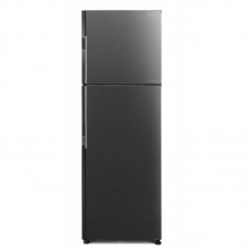 Холодильник Hitachi з верхн. мороз., 158x55х65, холод.відд.-176л, мороз.відд.-54л, 2дв., А+, NF, інв., чорний