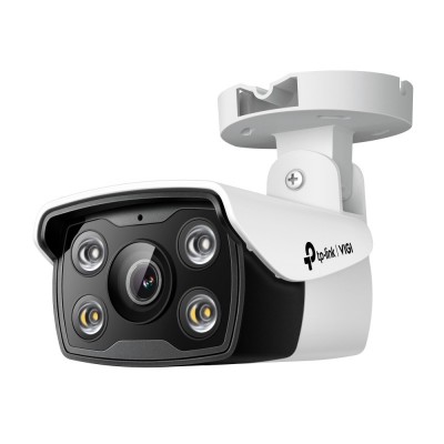 IP-Камера TP-LINK VIGI C340-2,8, PoE, 4Мп, 2,8 мм, H265+, IP66, Bullet, кольорове нічне бачення, зовнішня