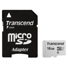 Карта пам'яті Transcend 16GB microSDHC class 10 UHS-I U1 (TS16GUSD300S-A) Карта пам'яті Transcend 16GB microSDHC class 10 UHS-I U1 (TS16GUSD300S-A)