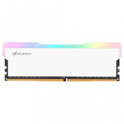 Модуль пам'яті для комп'ютера DDR4 8GB 3200 MHz RGB X2 Series White eXceleram (ERX2W408326A)