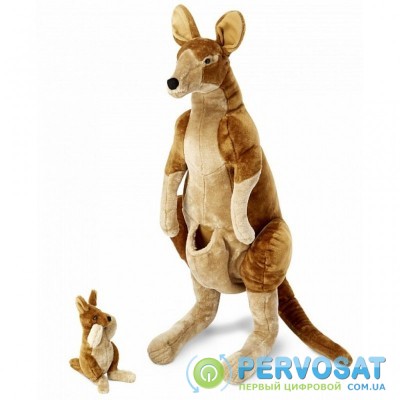 Мягкая игрушка Melissa&Doug Плюшевые мама и ребенок кенгуру (MD8834)