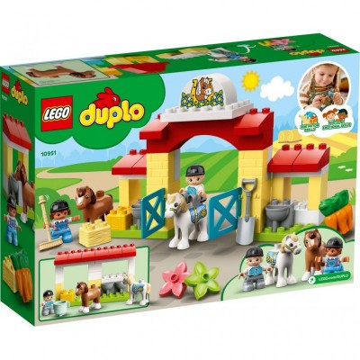 Конструктор LEGO Duplo Конюшня и уход за пони (10951)