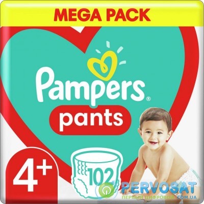 Подгузник Pampers трусики Pants Maxi Размер 4+ (9-15 кг) 102 шт. (8006540069479)