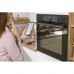 Духова шафа Gorenje BPSA6747A08BGWI електрична, 77л, A+, пара, дисплей, Wi-Fi керування, піроліз, готув. на різн рівнях, чорний