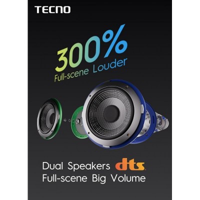 Смартфон TECNO Spark Go 1 (KL4) 6.67" 3/128ГБ, 2SIM, 5000мА•год, Startrail Black