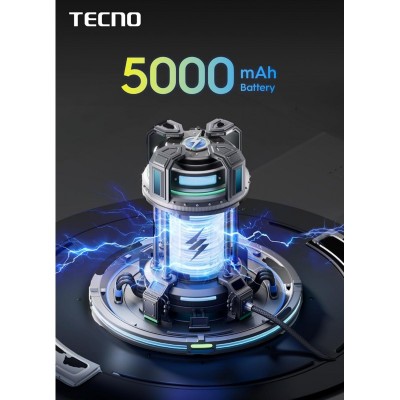 Смартфон TECNO Spark Go 1 (KL4) 6.67" 3/128ГБ, 2SIM, 5000мА•год, Startrail Black