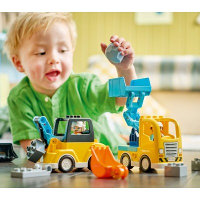 Конструктор LEGO DUPLO Town 3-в-1 Будівельна техніка