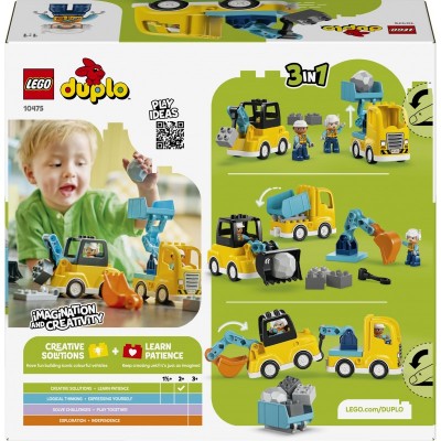 Конструктор LEGO DUPLO Town 3-в-1 Будівельна техніка