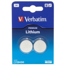 Батарейка Verbatim CR 2430 Lithium 3V * 2 (49937) Батарейка Verbatim CR 2430 Lithium 3V * 2 (49937)