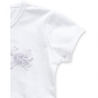 Плаття Breeze зі спідницею в смужку (8753-86G-white)