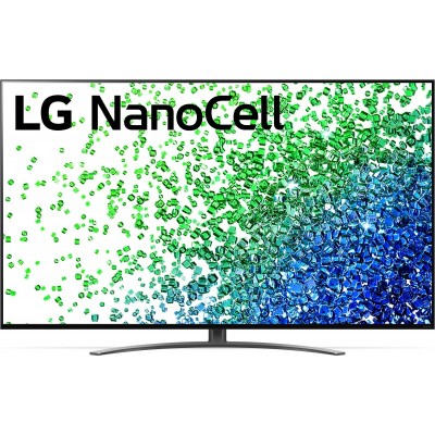 Телевiзор 50" NanoCell 4K LG 50NANO816PA Smart, WebOS, Сiрий
