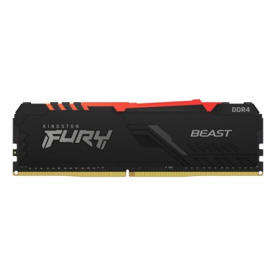 Модуль пам'яті для комп'ютера DDR4 16GB (2x8GB) 3000 MHz Fury Beast RGB Kingston Fury (ex.HyperX) (KF430C15BBAK2/16)