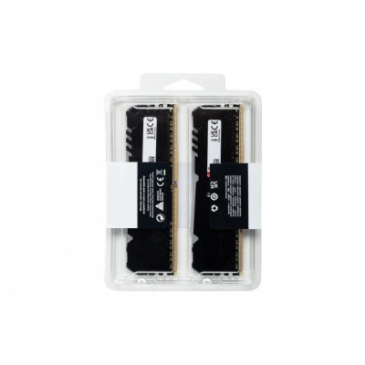 Модуль пам'яті для комп'ютера DDR4 16GB (2x8GB) 3000 MHz Fury Beast RGB Kingston Fury (ex.HyperX) (KF430C15BBAK2/16)