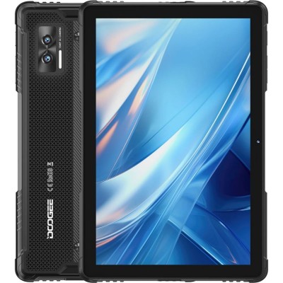 Планшет Doogee R08 10.1" 6ГБ, 256ГБ, LTE, 7680мА•год, Android, чорний