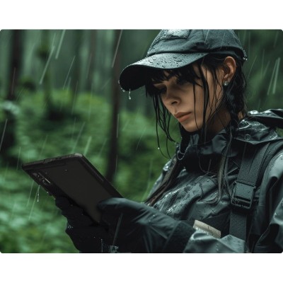 Планшет Doogee R08 10.1" 6ГБ, 256ГБ, LTE, 7680мА•год, Android, чорний