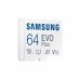 Карта пам'яті Samsung microSDXC    64GB C10 UHS-I R130MB/s Evo Plus + SD