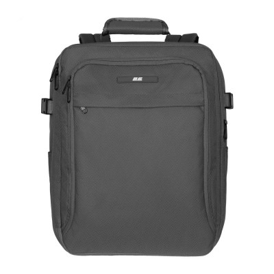 Рюкзак дорожній 2Е Trek, Cabin size, поліестр, EXP, 17/23л, з відсіком для ноутбука 16", сірий Рюкзак дорожній 2Е Trek, Cabin size, поліестр, EXP, 17/23л, з відсіком для ноутбука 16", сірий