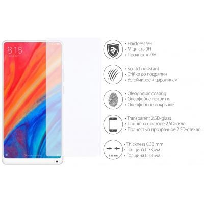 Скло захисне 2E для Xiaomi Mi Mix 2s 2.5D Clear (2E-TGMI-M2S-25D)