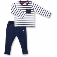 Набір дитячого одягу E&H в смужку із кишенькою (8999-74B-blue) Набір дитячого одягу E&H в смужку із кишенькою (8999-74B-blue)
