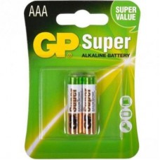 Батарейка GP AAA LR3 Super Alcaline * 2 (GP24A-2UE2) Батарейка GP AAA LR3 Super Alcaline * 2 (GP24A-2UE2)