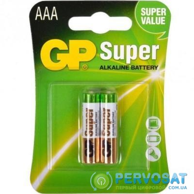 Батарейка GP AAA LR3 Super Alcaline * 2 (GP24A-2UE2)