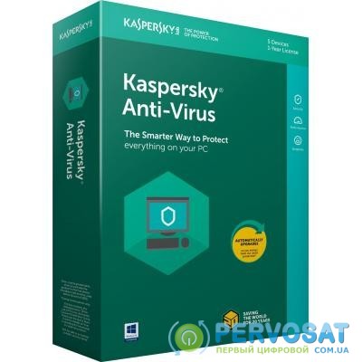Антивирус Kaspersky Anti-Virus 2 ПК 2 year Base License (KL1171XCBDS)