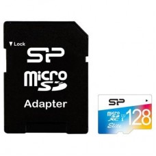 Карта пам'яті Silicon Power 128GB microSDXC class 10 UHS-I Elite Color (SP128GBSTXBU1V21SP) Карта пам'яті Silicon Power 128GB microSDXC class 10 UHS-I Elite Color (SP128GBSTXBU1V21SP)