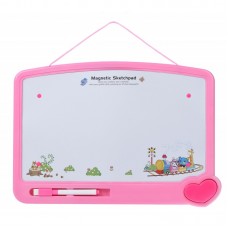 Магнітна дошка для малювання Same Toy рожева 009-2019Ut