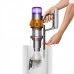 Пилосос DYSON безпровідний V15 Detect Absolute, 240 аВт, конт пил -0,76л, автон. робота до 60хв, вага-3,08кг, сірий-фіолетовий-помаранчевий, ДС394451-01