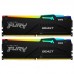 Пам'ять ПК Kingston DDR5 16GB KIT (8GBx2) 6000 FURY Beast RGB