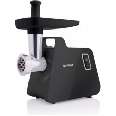 М'ясорубка Gorenje, 1700Вт, 2,3кг/хв, 2 решітки, пластик/метал, чорний М'ясорубка Gorenje, 1700Вт, 2,3кг/хв, 2 решітки, пластик/метал, чорний