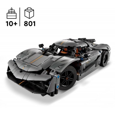Конструктор LEGO Technic Koenigsegg Jesko Absolut — сірий гіперкар