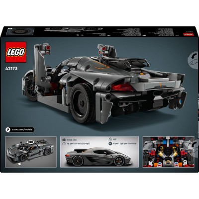 Конструктор LEGO Technic Koenigsegg Jesko Absolut — сірий гіперкар