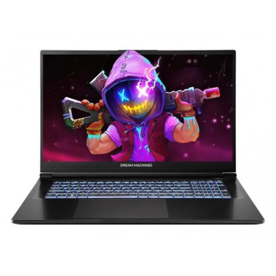 Ноутбук Dream Machines RG5070-17 17.3FHD IPS, Intel U9-275HX, 32GB, F2TB, NVD5070-8, DOS, чорний