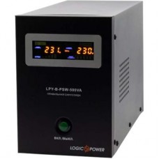 Пристрій безперебійного живлення LogicPower LPY- B - PSW-500VA+, 5А/10А (4149) Пристрій безперебійного живлення LogicPower LPY- B - PSW-500VA+, 5А/10А (4149)