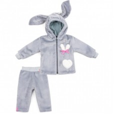 Набір дитячого одягу KAYandGERDA Зайка (2059-68G-gray)