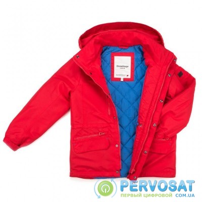 Куртка Snowimage парка с капюшоном (SICMY-P402-152B-red)