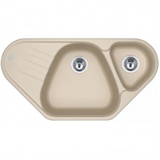 Кухонні мийки Franke Antea AZG 661-E/114.0499.222/дві чаші та крило/ фраграніт/960x500х215/бежевий