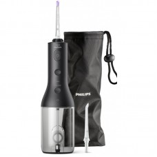 Іригатор Philips портативний Sonicare Cordless Power Flosser 3000, чаша 250 мл, чохол, 2 насадки , чорний Іригатор Philips портативний Sonicare Cordless Power Flosser 3000, чаша 250 мл, чохол, 2 насадки , чорний