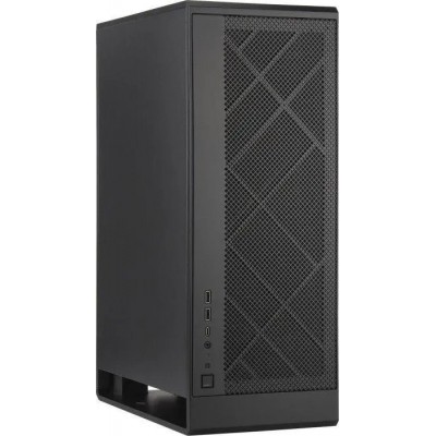 Корпус SilverStone Alta ALG1MB без БЖ, 2xUSB3.0, 1xUSBType-C, 1x180мм, VGA 355мм, LCS ready, mATX, чорний