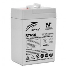 Батарея до ДБЖ Ritar AGM RT650, 6V-5Ah (RT650) Батарея до ДБЖ Ritar AGM RT650, 6V-5Ah (RT650)
