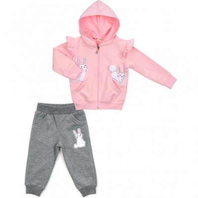 Спортивний костюм Breeze з зайчиком (14784-74G-pink)