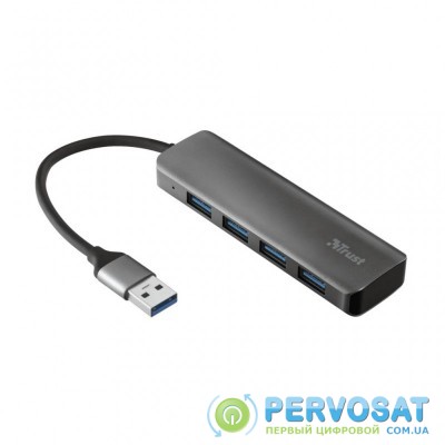 Концентратор Trust Halyx 4-Port USB-A 3.2 ALUMINIUM (23327_TRUST)
