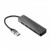Концентратор Trust Halyx 4-Port USB-A 3.2 ALUMINIUM (23327_TRUST)