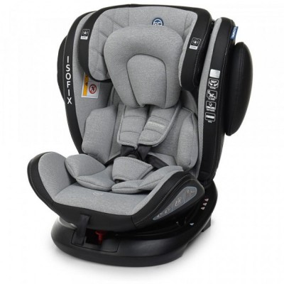 Автокресло El Camino ME 1045 Evolution 360 Isofix 0-36 кг Royal Grey (ME 1045 EVO royal grey)