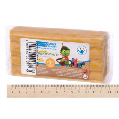 Пластилін восковий Becks Plastilin 250г вохра B100091