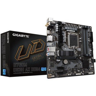 Материнська плата GIGABYTE B760M DS3H AX DDR4 s1700 B760 4xDDR4 M.2 HDMI DP mATX